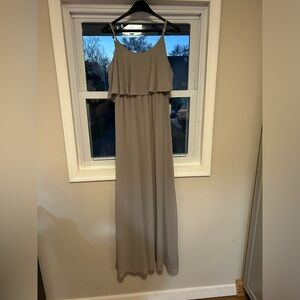 Show Me Your Mumu Grey Maxi Dress Size Medium